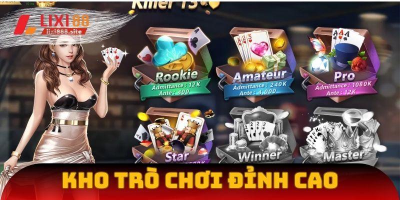 V8 Poker sở hữu kho game cực đỉnh