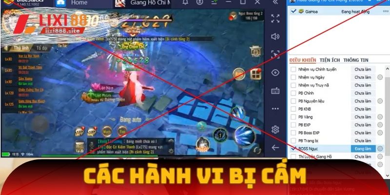 Nhà cái nghiêm cấm hành vi can thiệp trò chơi trái phép